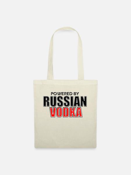 powered_by_Russian_Vodka - Stoffbeutel - Natur
