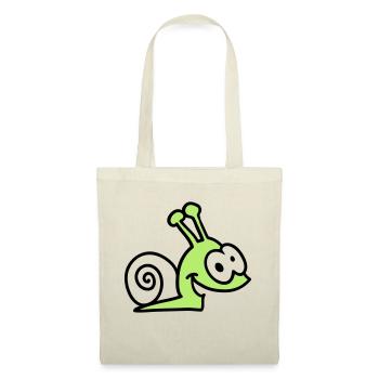 funny snail - Tote Bag - nature - Front