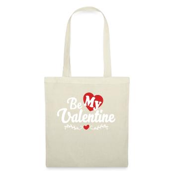 Be My Valentine Valentinstag Geschenk - Sac en tissu - nature - Devant