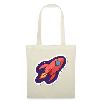 Rocket stickers - Tote Bag - nature - Front