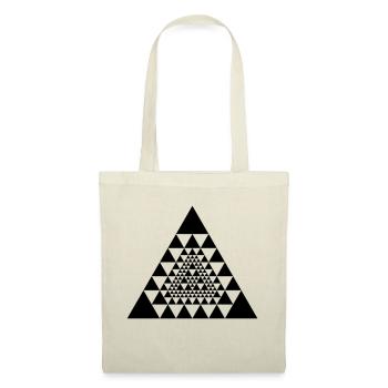 Azteken Inka Maya Dreieck Design - Stoffbeutel - Natur - Vorne