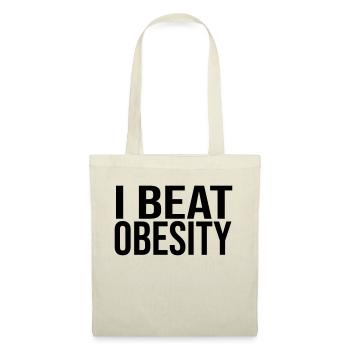 I Beat Obesity - Tote Bag - nature - Front
