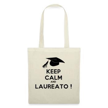 keep_calm_and_laureato - Sac en tissu - nature - Devant