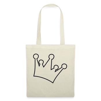 couronne - Sac en tissu - nature - Devant