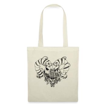 bélier steampank - Sac en tissu - nature - Devant