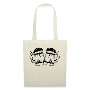 beer glass symbol toast beer beer mug - Tote Bag - nature - Front