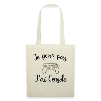 Je Peux Pas J'ai Console - Sac en tissu - nature - Devant