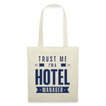 Crois-moi, je suis un Hôtel Manager Hoteldirekto - Sac en tissu - nature - Devant