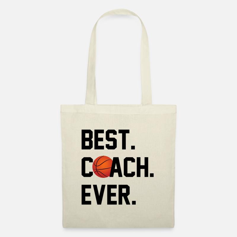 BESTER TRAINER BASKETBALL - Stoffbeutel - Natur
