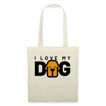 I LOVE MY DOG - Tote Bag - nature - Front