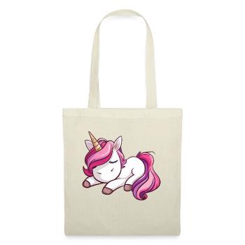 Sleeping Unicorn Lazy Lazing Gift Idea - Sac en tissu - nature - Devant