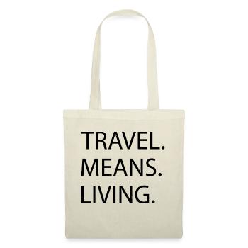 quote camping beer typography travel bug france - Tote Bag - nature - Front