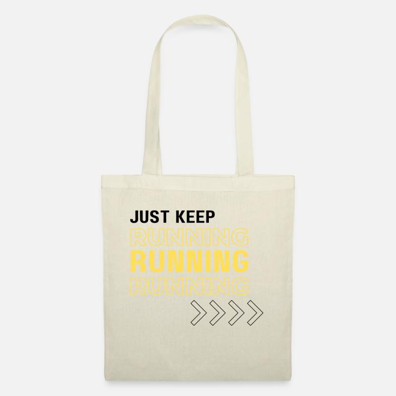 Just keep running - Tote Bag - nature