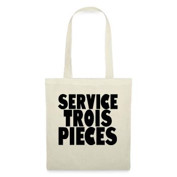 Service Trois Pieces - Sac en tissu - nature - Devant