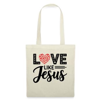 LOVE like JESUS - Inspirational Christian Art - Tote Bag - nature - Front