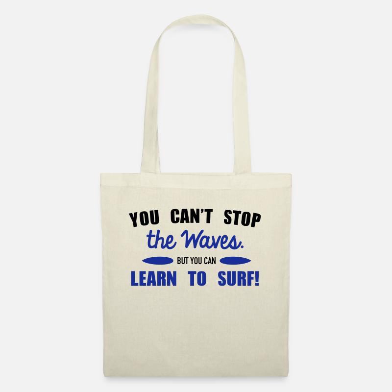 Learn to surf - Tote Bag - nature