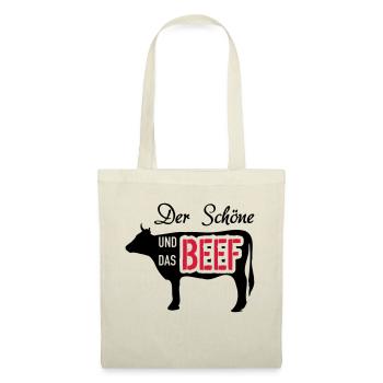 Der Schöne und das Beef - Stoffbeutel - Natur - Vorne