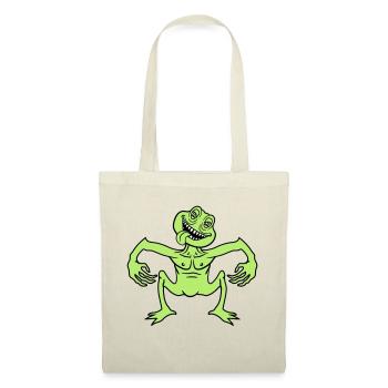 démon fou gnom petite horreur halloween gesic - Sac en tissu - nature - Devant
