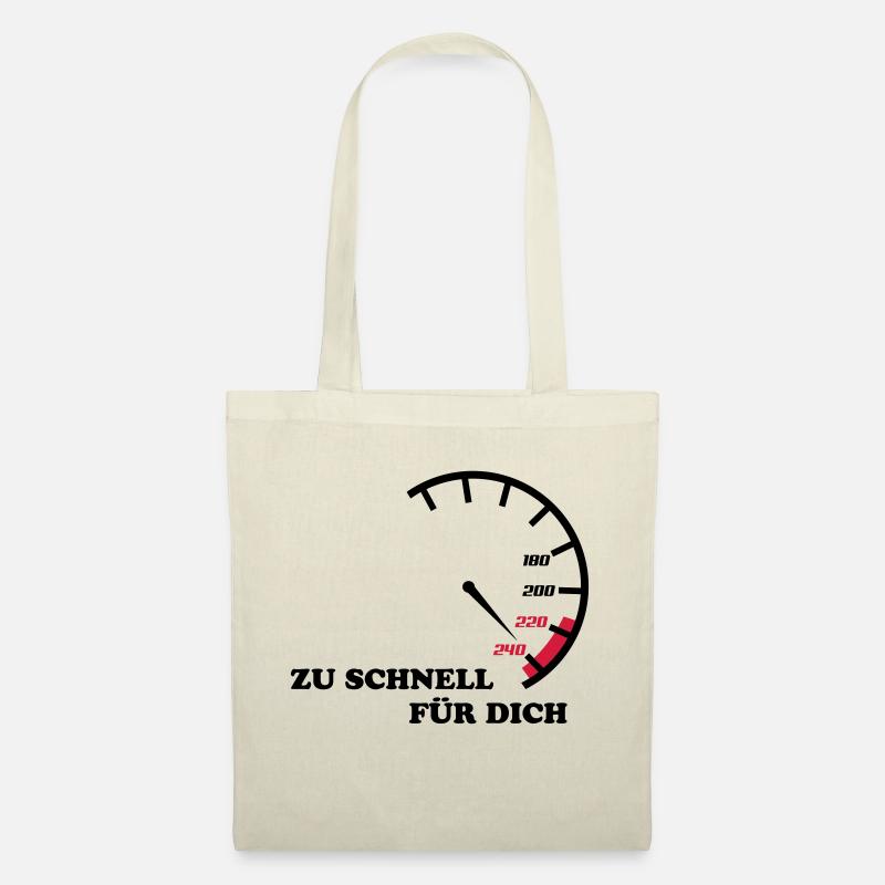 zu_schnell_fuer_dich - Stoffbeutel - Natur