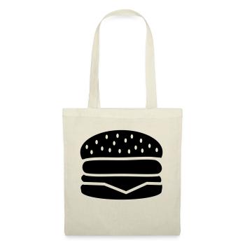 Burger - Sac en tissu - nature - Devant