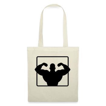 bodybuilder - Stoffbeutel - Natur - Vorne