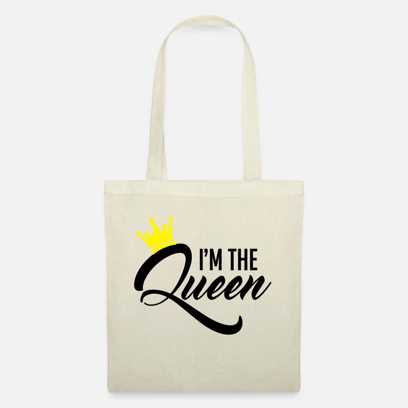 I'm the Queen - Stoffbeutel - Natur