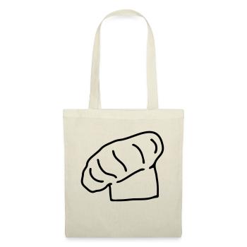 chapeau de cuisinier - Sac en tissu - nature - Devant