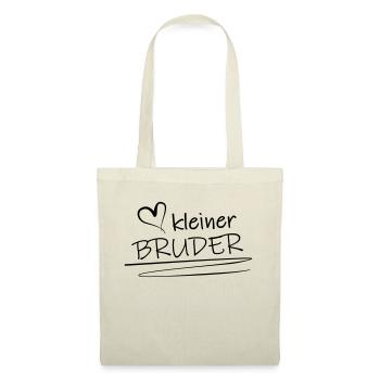 kleiner bruder - Stoffbeutel - Natur - Vorne
