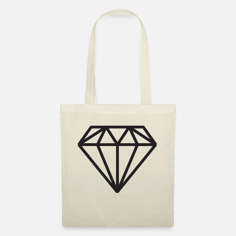diamond - Stoffbeutel - Natur