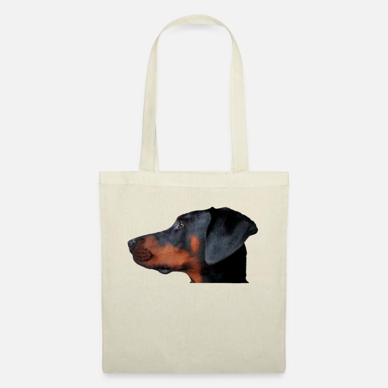 Doberman Head Realistic - Tote Bag - nature