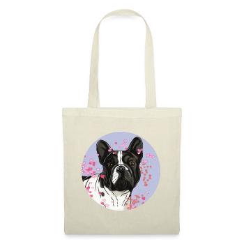 French Bulldog T-shirt. - Tote Bag - nature - Front