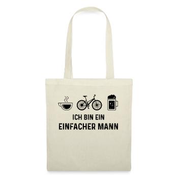 Ich bin ein Einfacher Mann - - Stoffbeutel - Natur - Vorne