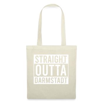 Straight outta Darmstadt - Stoffbeutel - Natur - Vorne