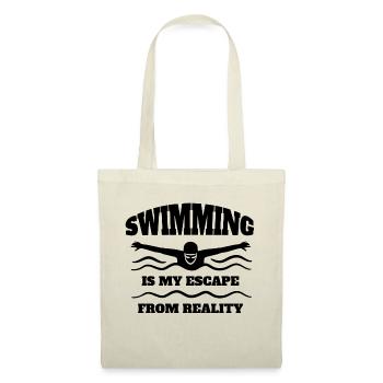 Schwimmerin Schwimmen Frau Schwimmer Schwimmverein - Stoffbeutel - Natur - Vorne