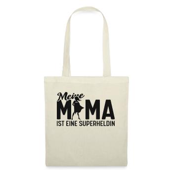 Meine Mama ist eine Superheldin - Stoffbeutel - Natur - Vorne