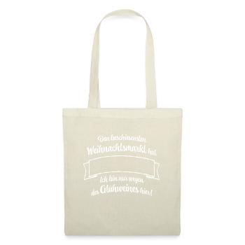Glühwein / Weihnachtsmarkt - Tasse - Stoffbeutel - Natur - Vorne