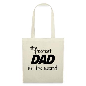 Le plus grand père du monde - Noir - Sac en tissu - nature - Devant