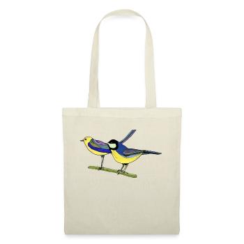 Oiseaux - Sac en tissu - nature - Devant