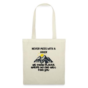 never mess with a hiker - Tote Bag - nature - Front