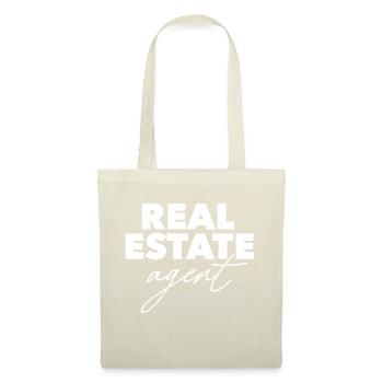 Agent immobilier Vendeur immobilier Courtier Investisseur - Sac en tissu - nature - Devant