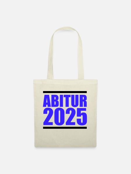 abitur 2025 - Stoffbeutel - Natur