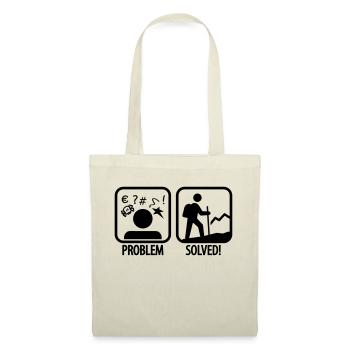 hiking: problem solved - Stoffbeutel - Natur - Vorne