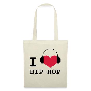 I Love Hip-Hop - Tote Bag - nature - Front