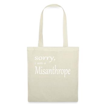 i'ma misanthrope - Tote Bag - nature - Front