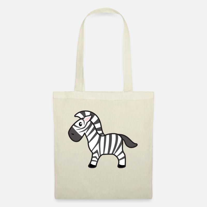 zebra - Stoffbeutel - Natur