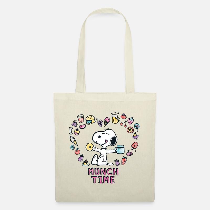 Peanuts Snoopy Munch Time - Stoffbeutel - Natur
