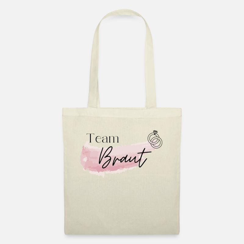Team Braut - Stoffbeutel - Natur