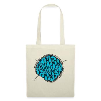 Santa Birthday present Bubaprints Dino Bike Moon - Tote Bag - nature - Front