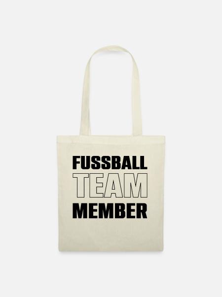 Fussball Team - Stoffbeutel - Natur