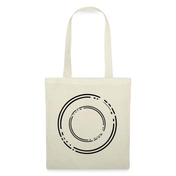 Conception de cercle - Sac en tissu - nature - Devant